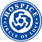 A circle of love logo with the words hospice circle of love underneath it.